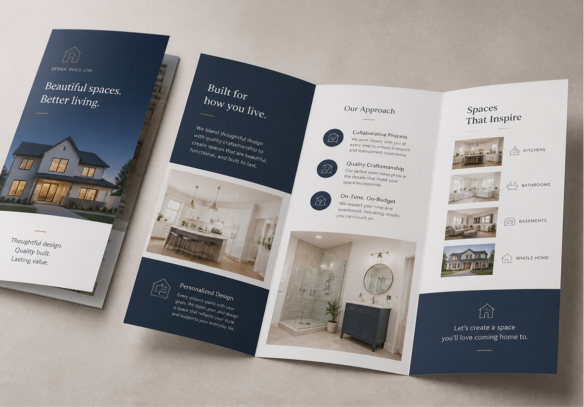 Direct Mail Tri-Fold Brochures