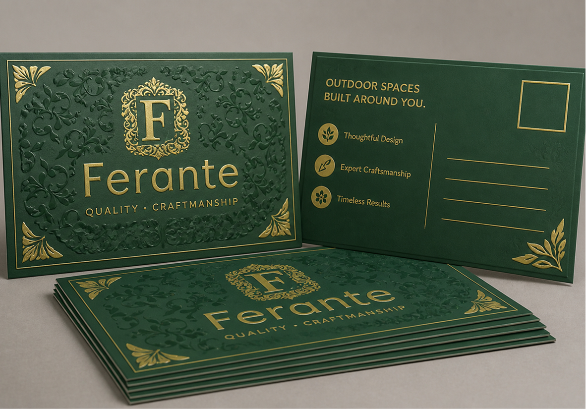 Dual Raised Postcards