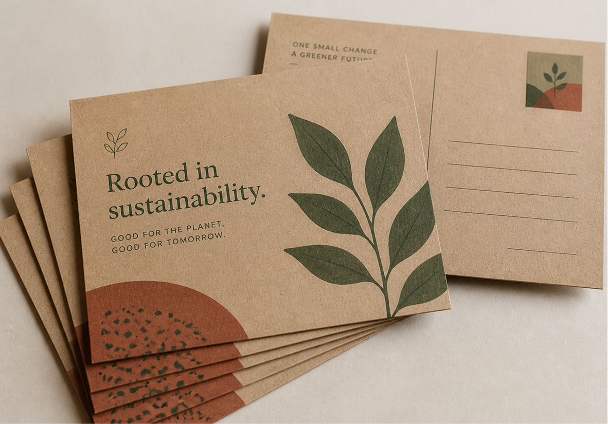 Brown Kraft Postcards