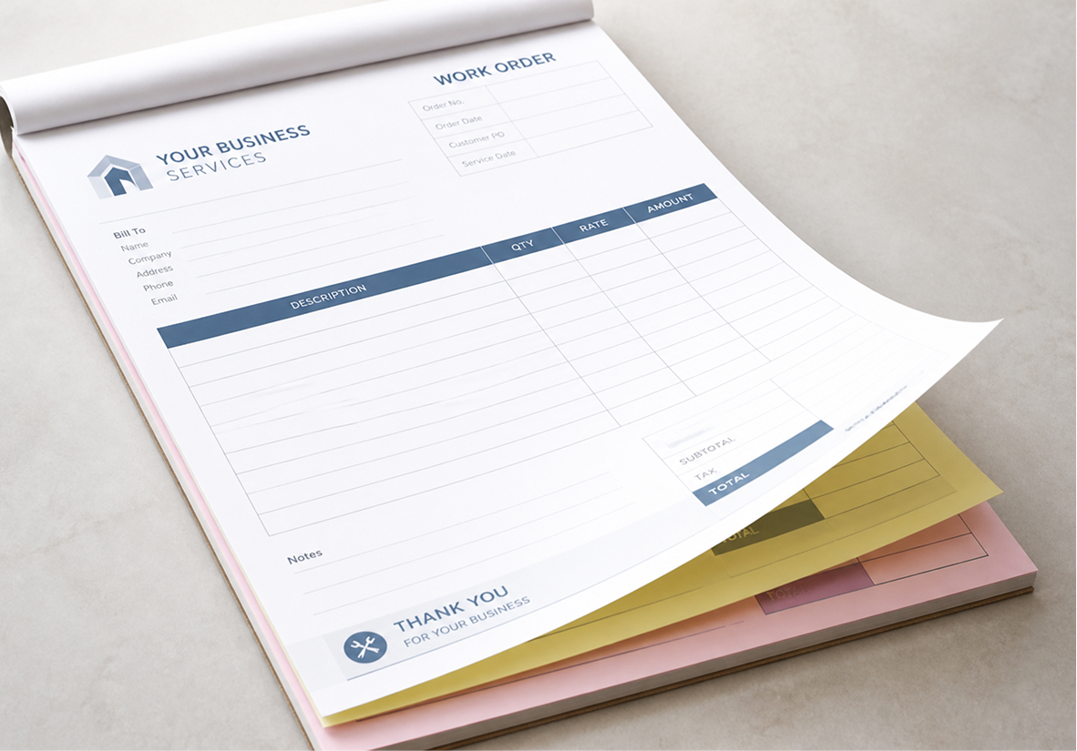 3-Part NCR Form Pads