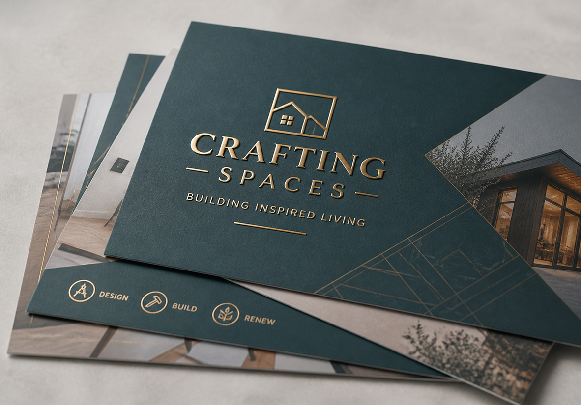 Raised Foil Postcards