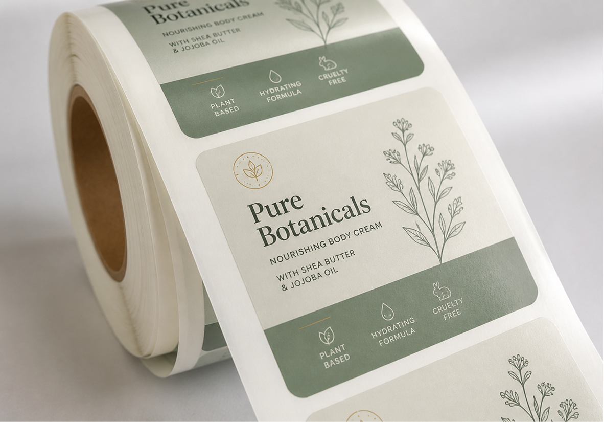 SemiGloss Roll Labels