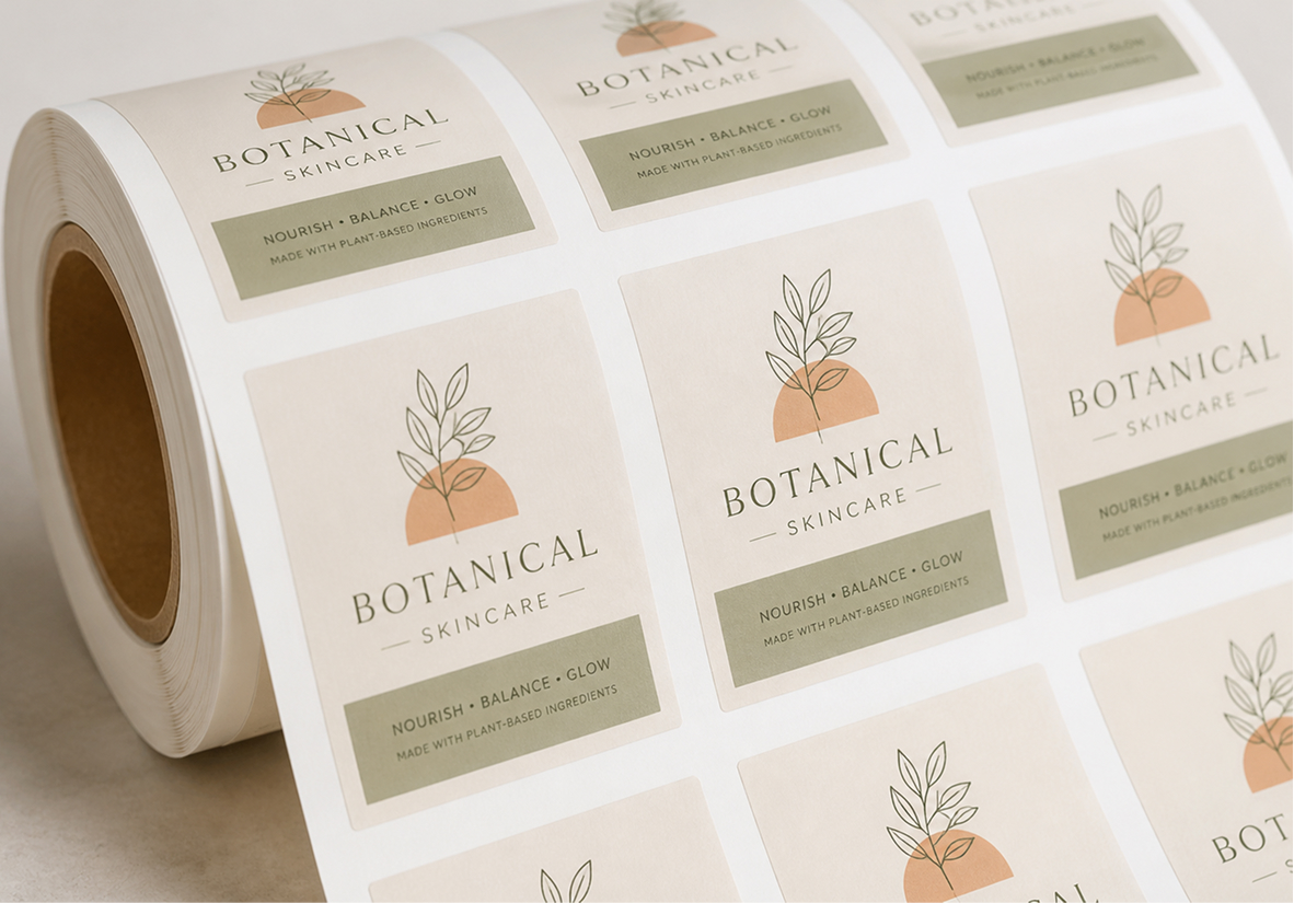 Square Roll Labels