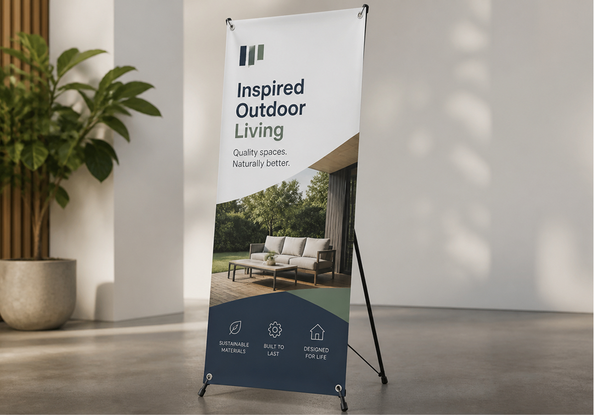 X-Style Outdoor Banner Stand