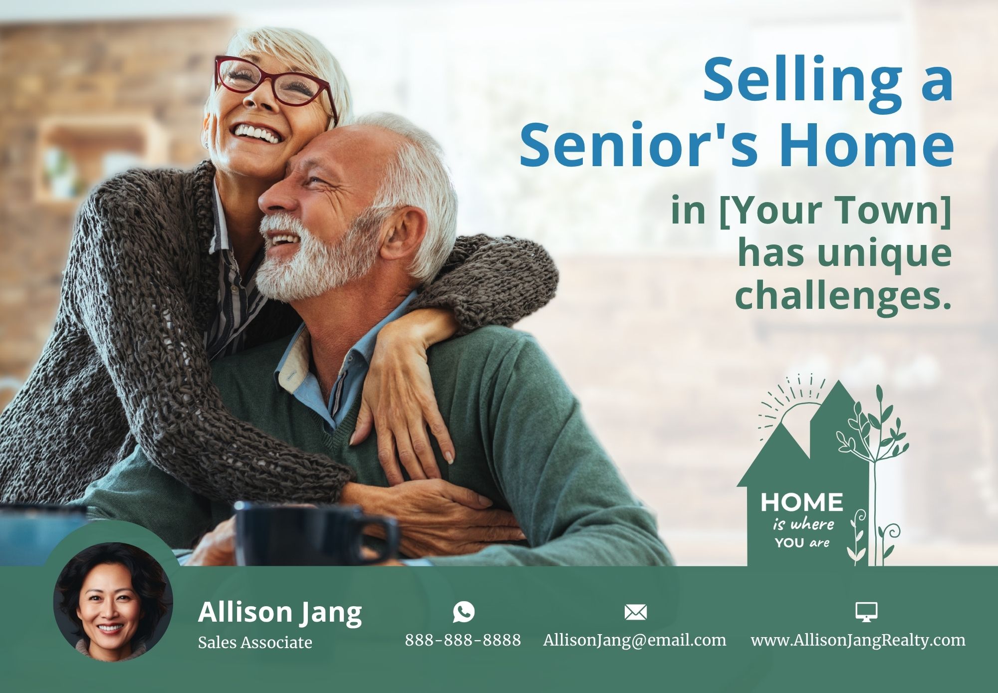 Selling a Senior's Home · EDDM postcard template